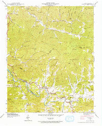 Alarka North Carolina Historical topographic map, 1:24000 scale, 7.5 X 7.5 Minute, Year 1940