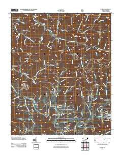 Alarka North Carolina Historical topographic map, 1:24000 scale, 7.5 X 7.5 Minute, Year 2011