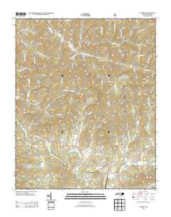 Alarka North Carolina Historical topographic map, 1:24000 scale, 7.5 X 7.5 Minute, Year 2013