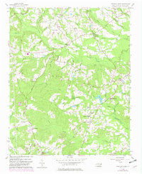Anderson Creek North Carolina Historical topographic map, 1:24000 scale, 7.5 X 7.5 Minute, Year 1956