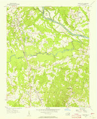 Ansonville North Carolina Historical topographic map, 1:24000 scale, 7.5 X 7.5 Minute, Year 1956