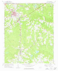 Apex North Carolina Historical topographic map, 1:24000 scale, 7.5 X 7.5 Minute, Year 1974