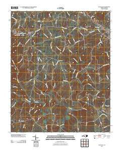 Aquadale North Carolina Historical topographic map, 1:24000 scale, 7.5 X 7.5 Minute, Year 2010