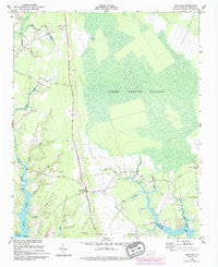 Arapahoe North Carolina Historical topographic map, 1:24000 scale, 7.5 X 7.5 Minute, Year 1950