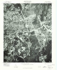 Asheville North Carolina Historical topographic map, 1:24000 scale, 7.5 X 7.5 Minute, Year 1976