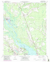 Askin North Carolina Historical topographic map, 1:24000 scale, 7.5 X 7.5 Minute, Year 1978