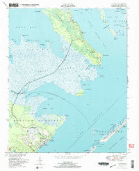 Atlantic North Carolina Historical topographic map, 1:24000 scale, 7.5 X 7.5 Minute, Year 1949