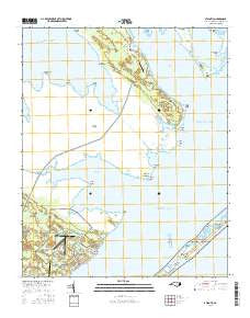 Atlantic North Carolina Current topographic map, 1:24000 scale, 7.5 X 7.5 Minute, Year 2016