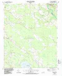 Autryville North Carolina Historical topographic map, 1:24000 scale, 7.5 X 7.5 Minute, Year 1987