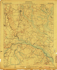 Ayden North Carolina Historical topographic map, 1:62500 scale, 15 X 15 Minute, Year 1904