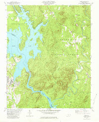 Badin North Carolina Historical topographic map, 1:24000 scale, 7.5 X 7.5 Minute, Year 1981