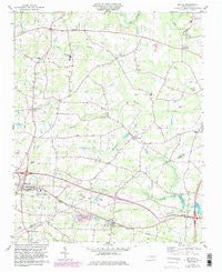 Bailey North Carolina Historical topographic map, 1:24000 scale, 7.5 X 7.5 Minute, Year 1978