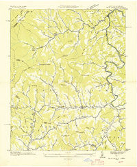 Bald Creek North Carolina Historical topographic map, 1:24000 scale, 7.5 X 7.5 Minute, Year 1935