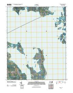 Barco North Carolina Historical topographic map, 1:24000 scale, 7.5 X 7.5 Minute, Year 2010
