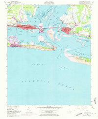 Beaufort North Carolina Historical topographic map, 1:24000 scale, 7.5 X 7.5 Minute, Year 1949