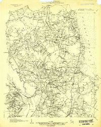 Beckford North Carolina Historical topographic map, 1:48000 scale, 15 X 15 Minute, Year 1906