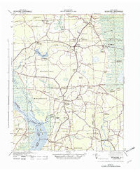 Beckford North Carolina Historical topographic map, 1:62500 scale, 15 X 15 Minute, Year 1940
