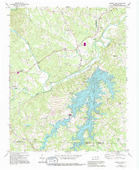 Belews Lake North Carolina Historical topographic map, 1:24000 scale, 7.5 X 7.5 Minute, Year 1971