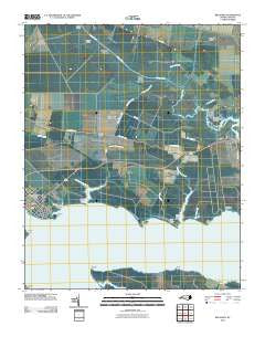 Belhaven North Carolina Historical topographic map, 1:24000 scale, 7.5 X 7.5 Minute, Year 2010
