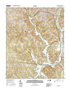Belmont North Carolina Current topographic map, 1:24000 scale, 7.5 X 7.5 Minute, Year 2016