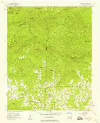 Benn Knob North Carolina Historical topographic map, 1:24000 scale, 7.5 X 7.5 Minute, Year 1956