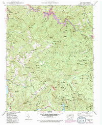 Big Ridge North Carolina Historical topographic map, 1:24000 scale, 7.5 X 7.5 Minute, Year 1946