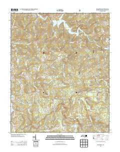 Big Ridge North Carolina Historical topographic map, 1:24000 scale, 7.5 X 7.5 Minute, Year 2013