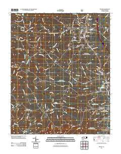 Biscoe North Carolina Historical topographic map, 1:24000 scale, 7.5 X 7.5 Minute, Year 2011