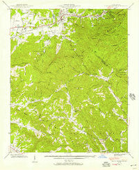 Black Mountain North Carolina Historical topographic map, 1:24000 scale, 7.5 X 7.5 Minute, Year 1941