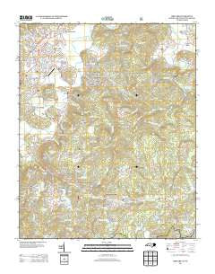 Brevard North Carolina Historical topographic map, 1:24000 scale, 7.5 X 7.5 Minute, Year 2013