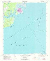 Broad Creek North Carolina Historical topographic map, 1:24000 scale, 7.5 X 7.5 Minute, Year 1951