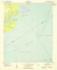 Broad Creek North Carolina Historical topographic map, 1:24000 scale, 7.5 X 7.5 Minute, Year 1951