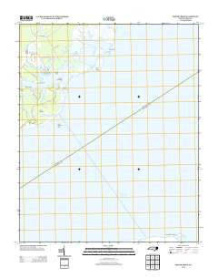 Broad Creek North Carolina Historical topographic map, 1:24000 scale, 7.5 X 7.5 Minute, Year 2013