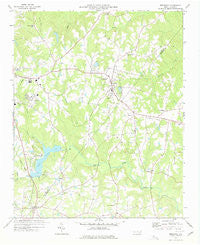 Broadway North Carolina Historical topographic map, 1:24000 scale, 7.5 X 7.5 Minute, Year 1977