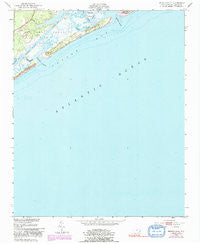 Browns Inlet North Carolina Historical topographic map, 1:24000 scale, 7.5 X 7.5 Minute, Year 1952