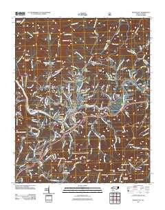 Bryson City North Carolina Historical topographic map, 1:24000 scale, 7.5 X 7.5 Minute, Year 2011