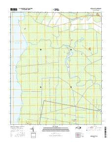 Buffalo City North Carolina Current topographic map, 1:24000 scale, 7.5 X 7.5 Minute, Year 2016