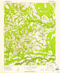 Bunnlevel North Carolina Historical topographic map, 1:24000 scale, 7.5 X 7.5 Minute, Year 1956