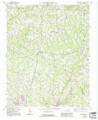 Burlington NE North Carolina Historical topographic map, 1:24000 scale, 7.5 X 7.5 Minute, Year 1969