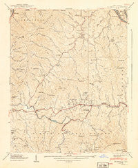 Burnsville North Carolina Historical topographic map, 1:24000 scale, 7.5 X 7.5 Minute, Year 1940