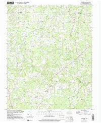 Caldwell North Carolina Historical topographic map, 1:24000 scale, 7.5 X 7.5 Minute, Year 1997