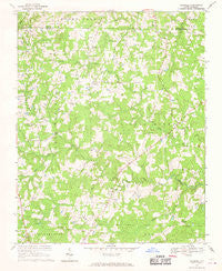 Caldwell North Carolina Historical topographic map, 1:24000 scale, 7.5 X 7.5 Minute, Year 1968