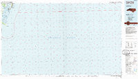 Cape Fear North Carolina Historical topographic map, 1:100000 scale, 30 X 60 Minute, Year 1984