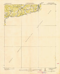 Cartertown Tennessee Historical topographic map, 1:24000 scale, 7.5 X 7.5 Minute, Year 1936