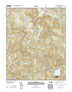 Cashiers North Carolina Historical topographic map, 1:24000 scale, 7.5 X 7.5 Minute, Year 2013