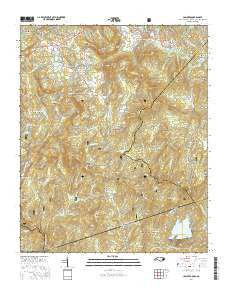 Cashiers North Carolina Current topographic map, 1:24000 scale, 7.5 X 7.5 Minute, Year 2016