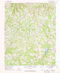 Cedar Grove North Carolina Historical topographic map, 1:24000 scale, 7.5 X 7.5 Minute, Year 1967