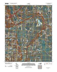 Cedar Creek North Carolina Historical topographic map, 1:24000 scale, 7.5 X 7.5 Minute, Year 2010