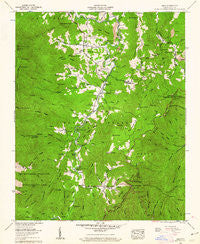 Celo North Carolina Historical topographic map, 1:24000 scale, 7.5 X 7.5 Minute, Year 1960