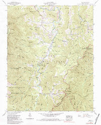 Celo North Carolina Historical topographic map, 1:24000 scale, 7.5 X 7.5 Minute, Year 1960